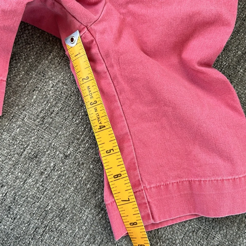 Ralph Lauren POLO Girls Wide leg Cropped Pants Coral Adjustable Waist Size 5